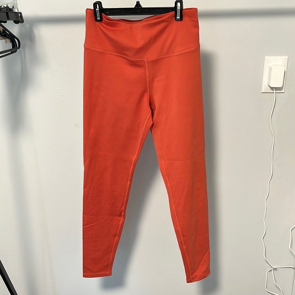 Orange leggings